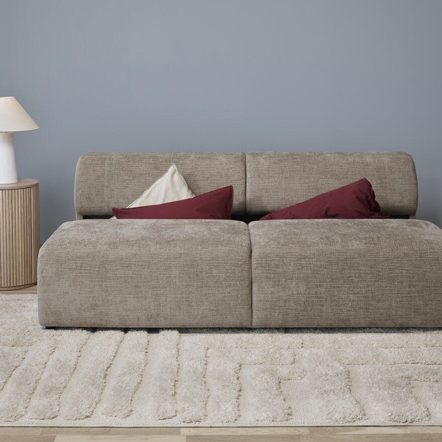 OTELLO LUX Sovesofa i Beige/natur