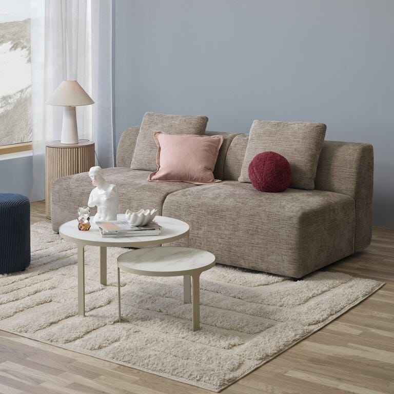 OTELLO LUX Sovesofa i Beige/natur