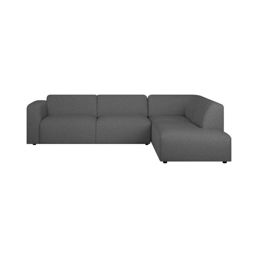 OTELLO Hjørnesofa i Sølv