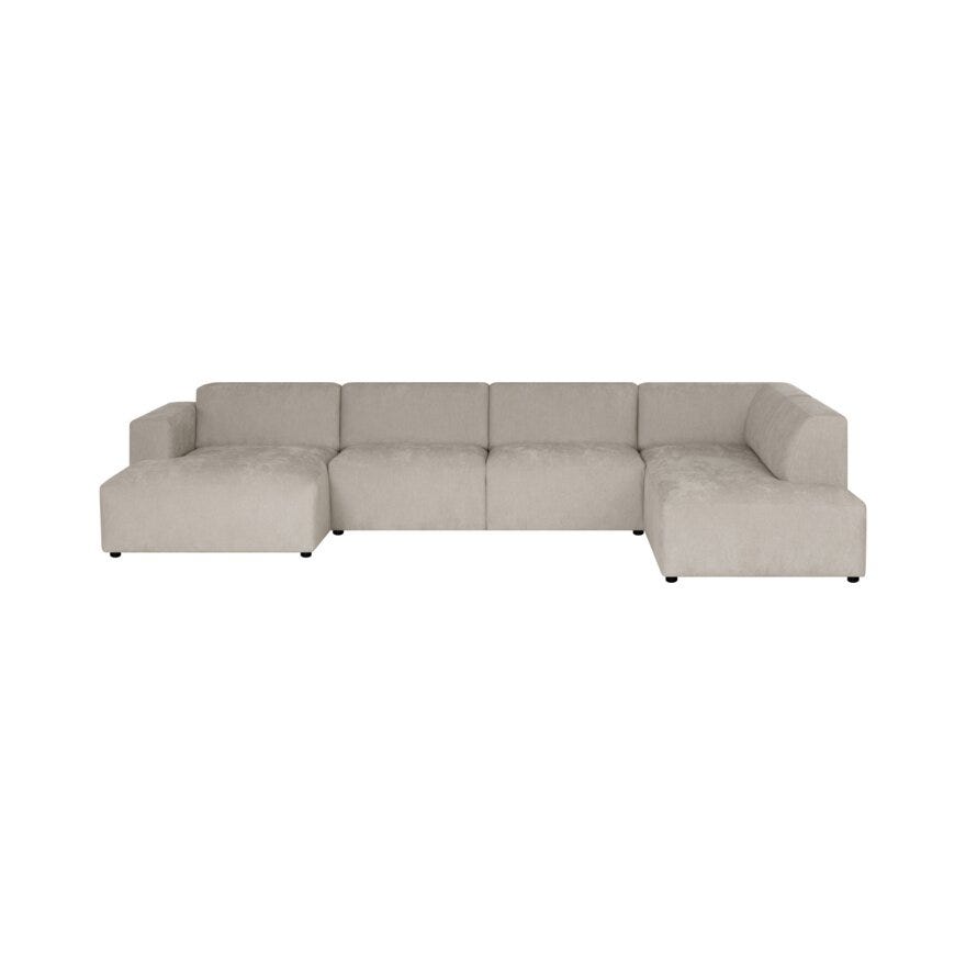 OTELLO Hjørnesofa i Beige/natur