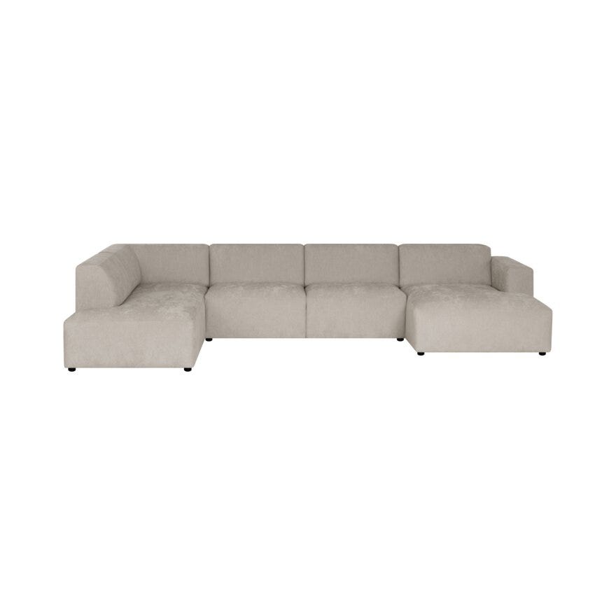 OTELLO Hjørnesofa i Beige/natur