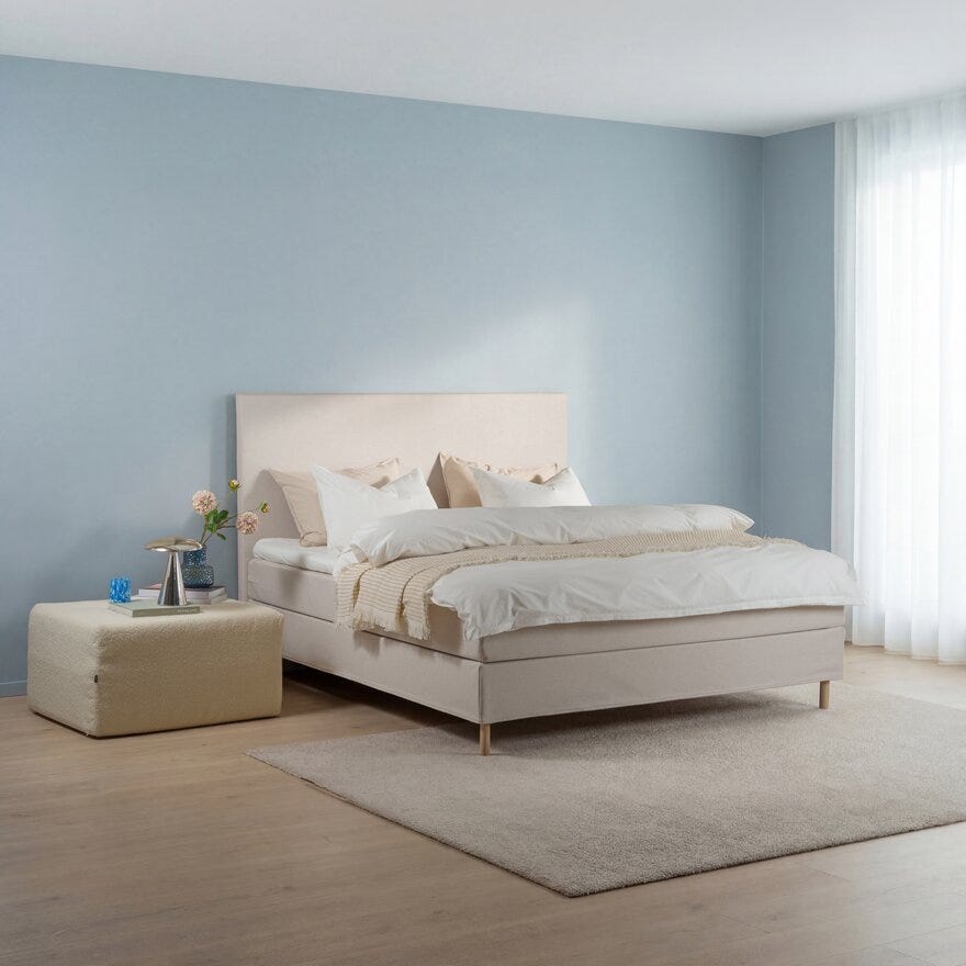Zen PARIS Kontinentalseng 120x200 cm i Beige/natur