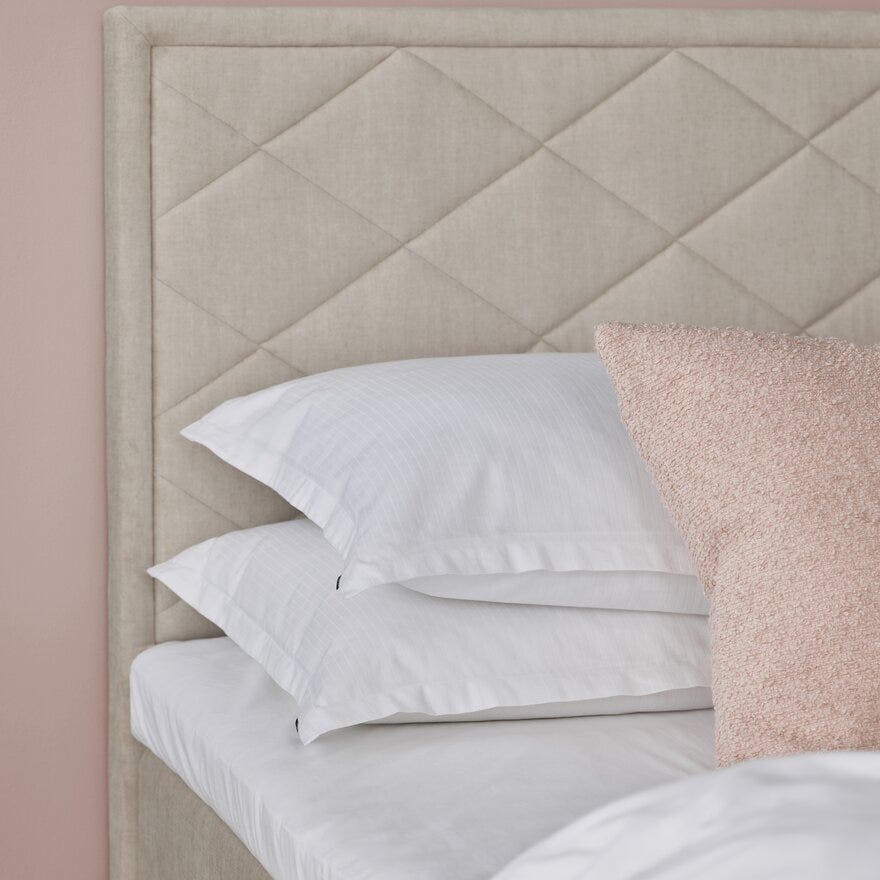 Zen ROMA Sengegavl 120x121 cm i Beige/natur