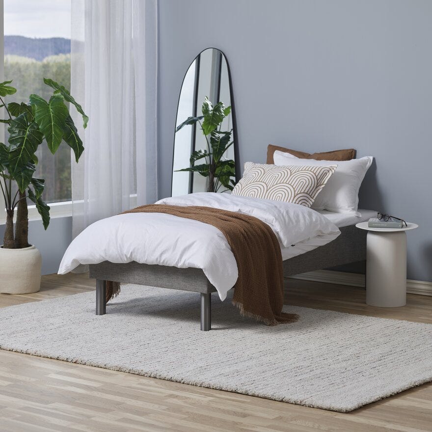 Sindig JORAN Sidebord Ø40 cm i Hvit