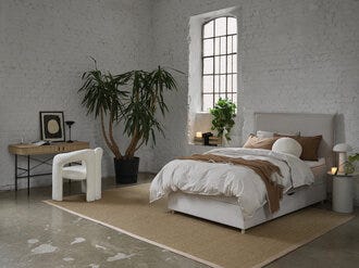 Zen STOCKHOLM Magasinseng 90x200 cm i Beige/natur