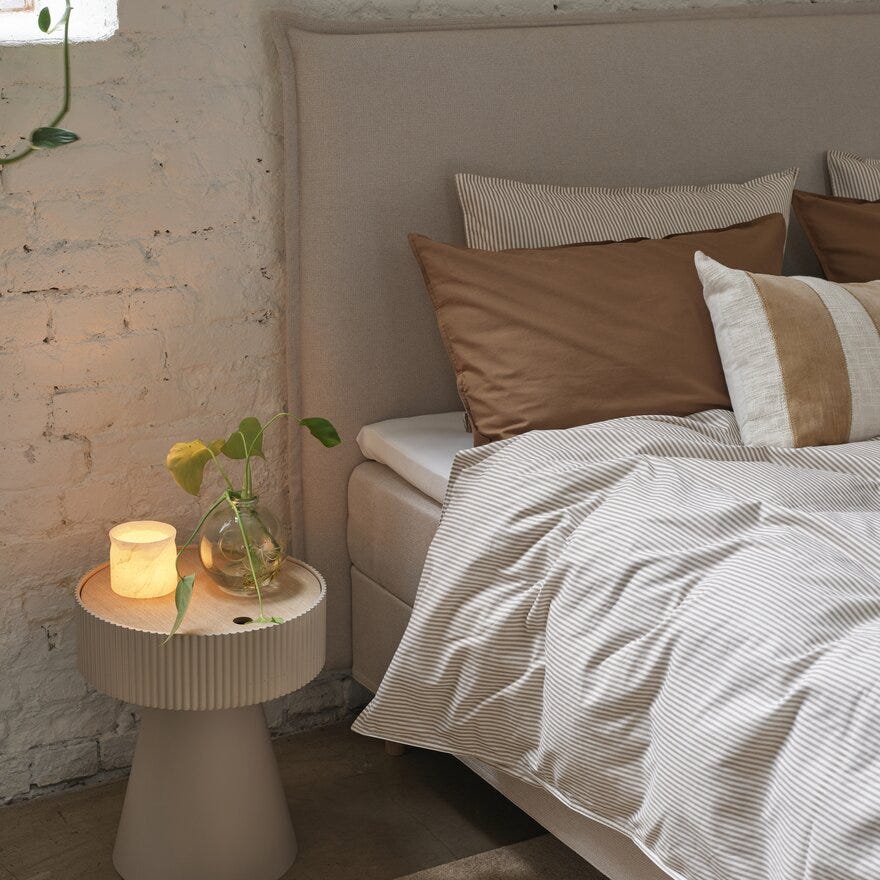 Zen STOCKHOLM Sengegavl 111x129 cm i Beige/natur