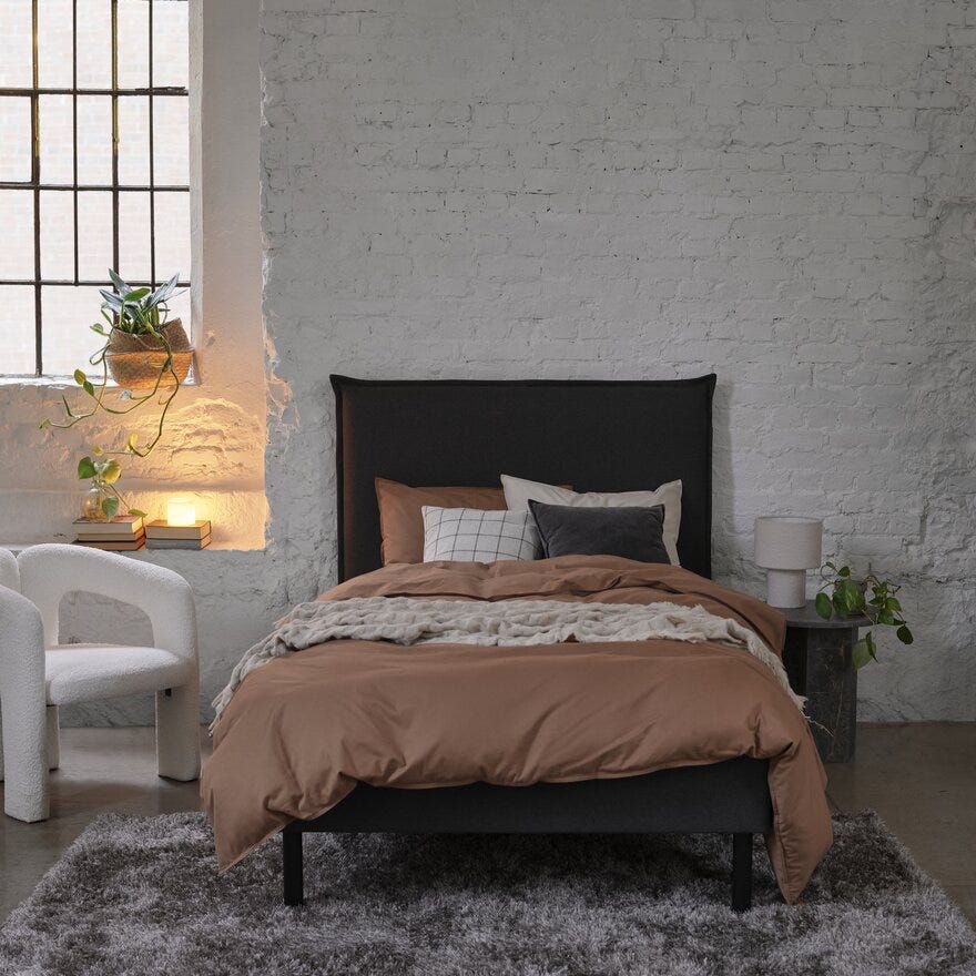 Zen STOCKHOLM Rammeseng 75x200 cm i Svart