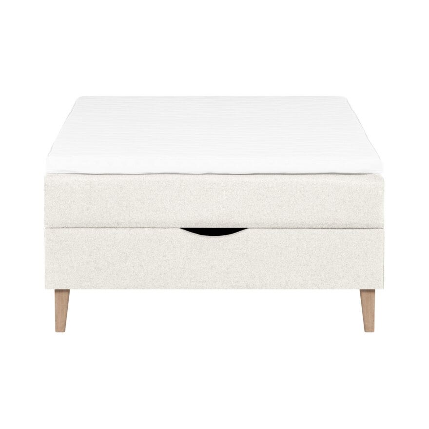 Zen STOCKHOLM Seng med oppbevaring 90x200 cm i Beige/natur
