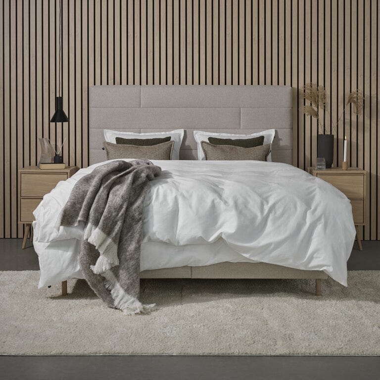 Zen TOKYO Kontinentalseng 120x200 cm i Beige/natur