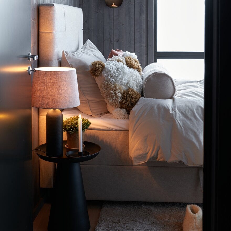 Pr Home SOFIA Lampeskjerm Ø30 cm i Beige/natur