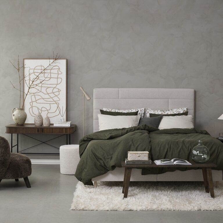 Zen TOKYO Kontinentalseng 120x200 cm i Beige/natur