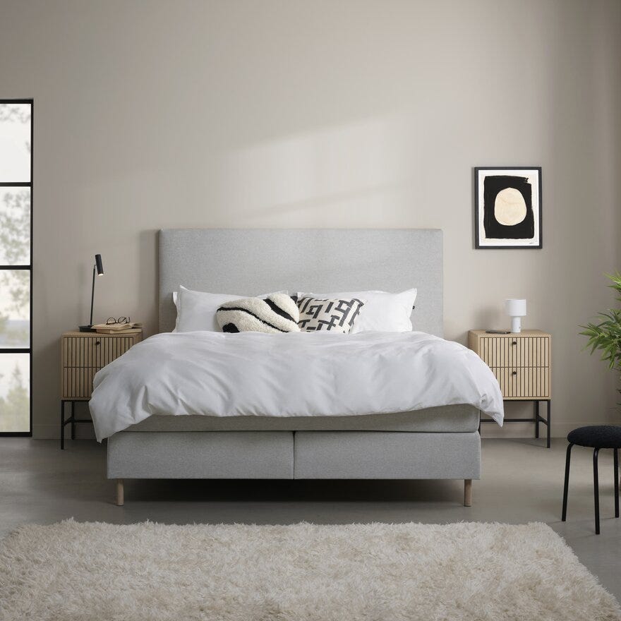 Zen TOKYO Kontinentalseng 140x200 cm i Beige/natur