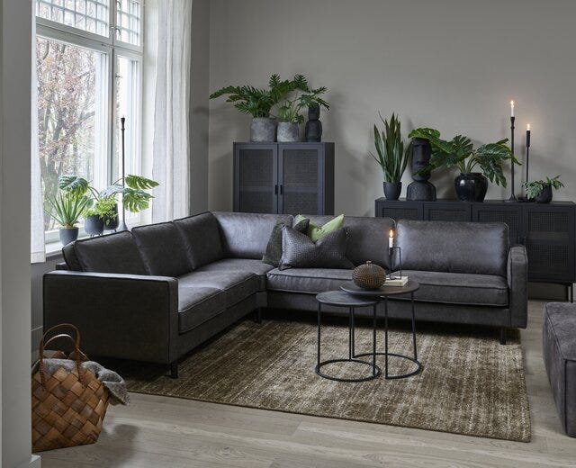 WESTON Hjørnesofa i Grå