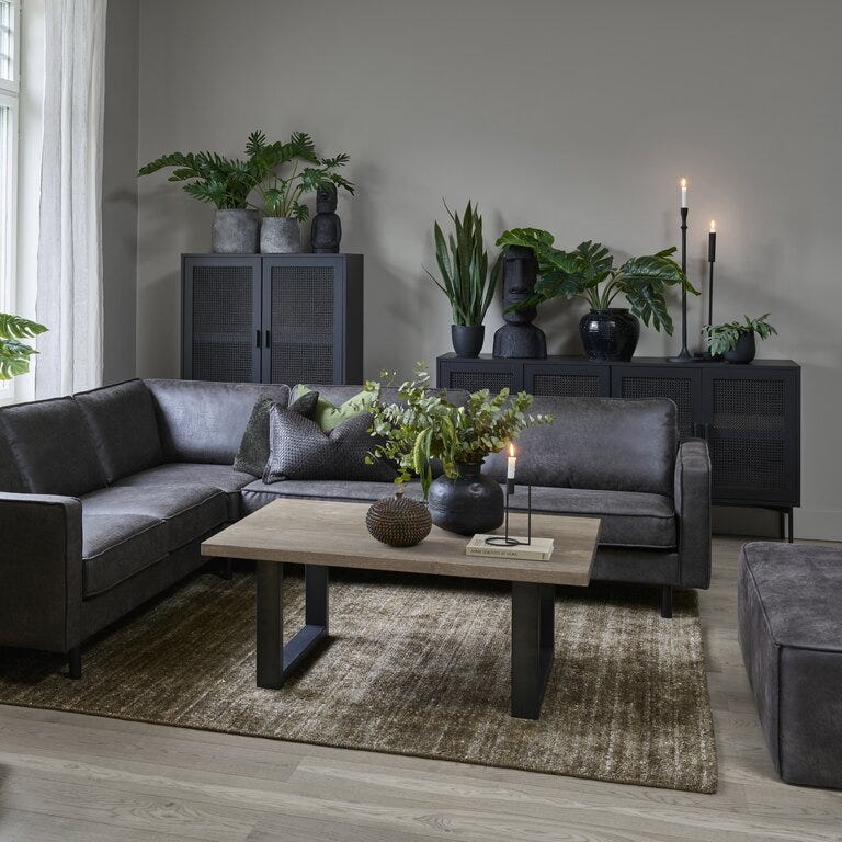 WESTON Hjørnesofa i Grå