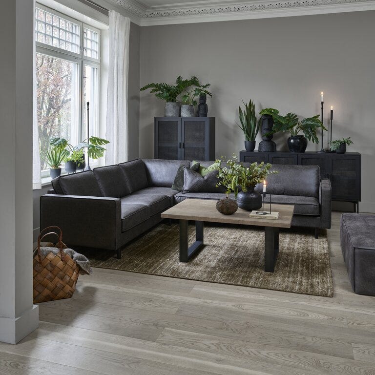WESTON Hjørnesofa i Grå