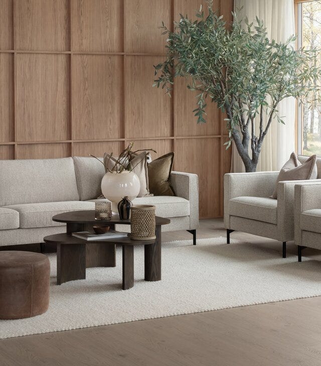 WESTON 4 seter i Beige/natur