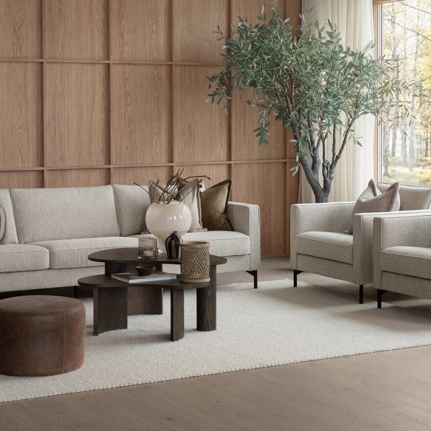 WESTON 4 seter i Beige/natur