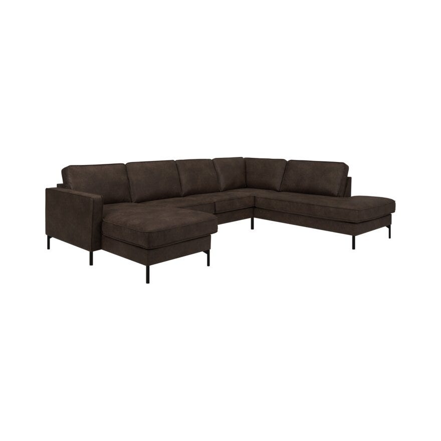 WESTON Hjørnesofa i Brun