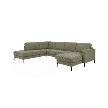 Weston hjørnesofa med sjeselong og endeavslutning