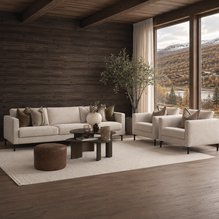 WESTON 4 seter i Beige/natur