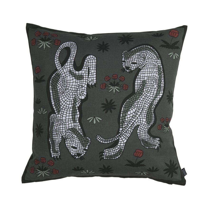 PANTERA Putetrekk 50x50 cm i Grønn