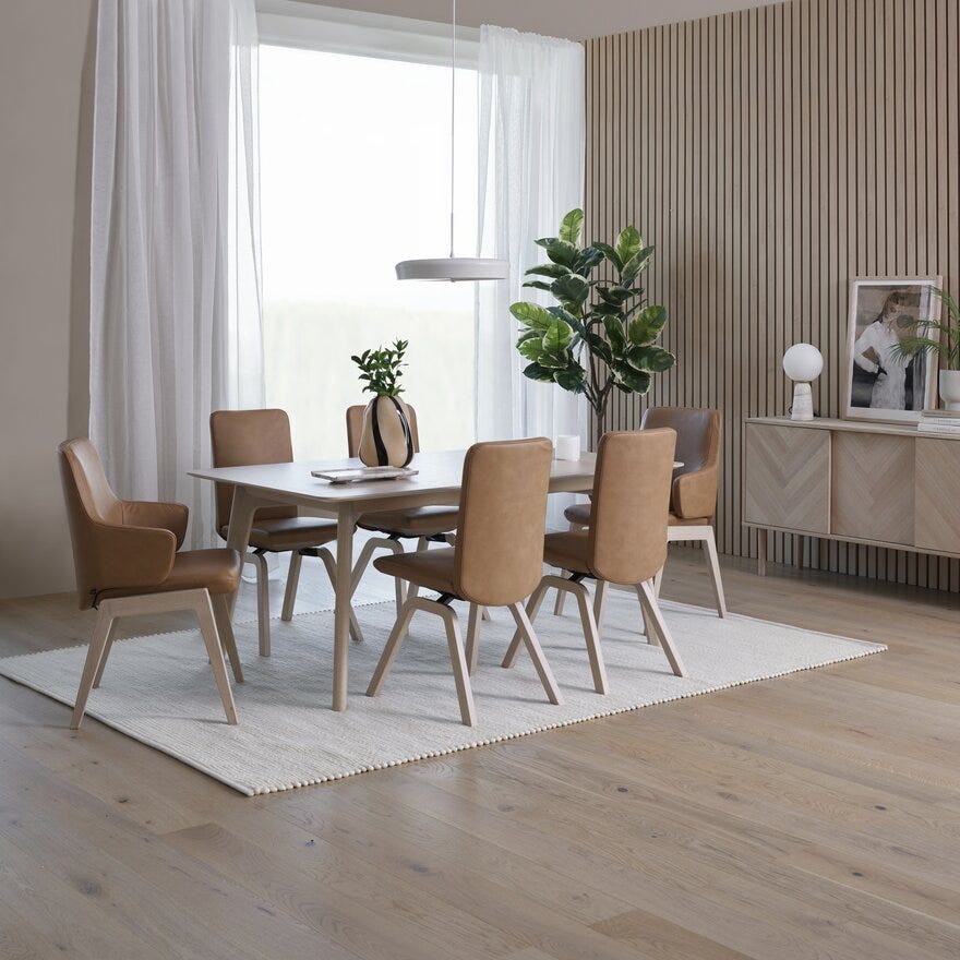 Stressless VANILLA (M) Spisestol i Brun