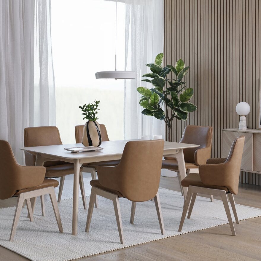 ØLAND Skjenk 160x40 cm i Beige/natur