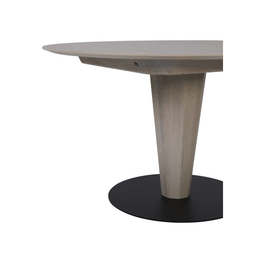 Stressless BORDEAUX Rundt spisebord Ø125 cm i Beige/natur