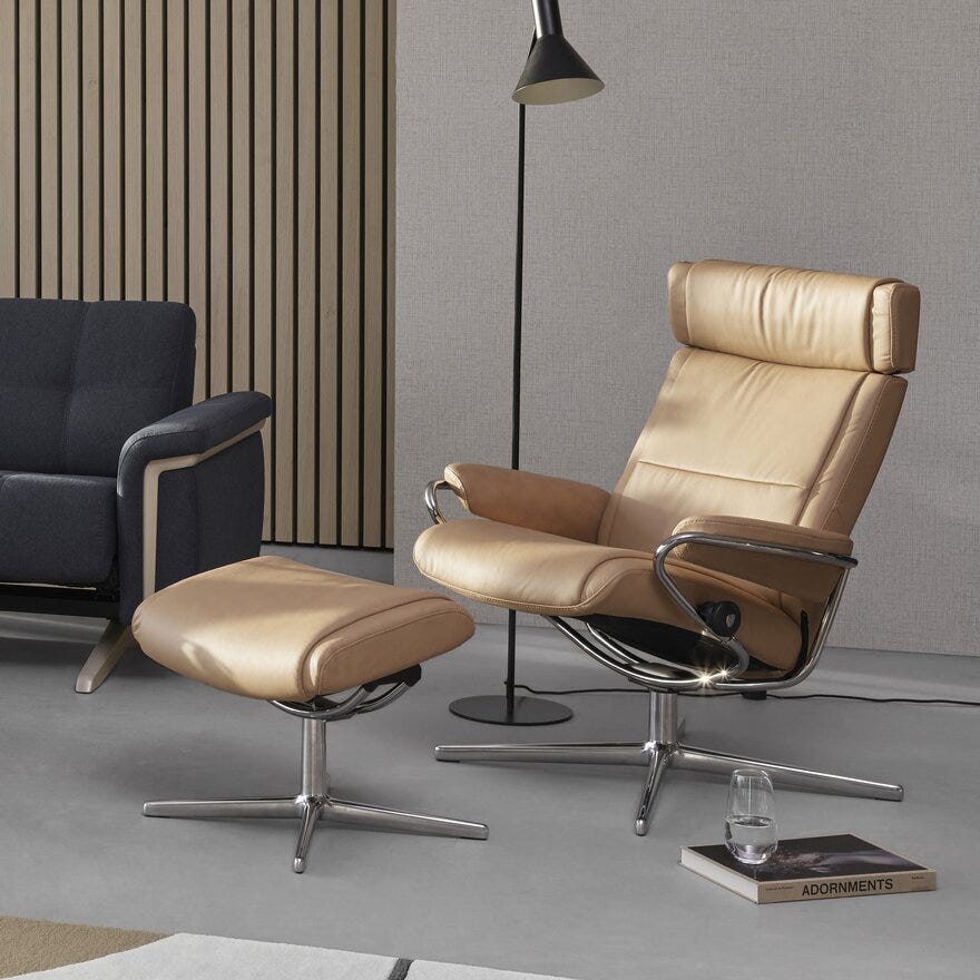Stressless PARIS Fotskammel i Brun