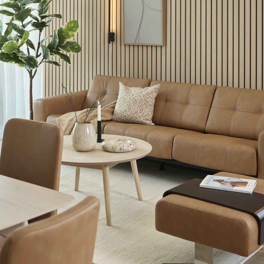 Stressless ELLA Bordplate i Brun