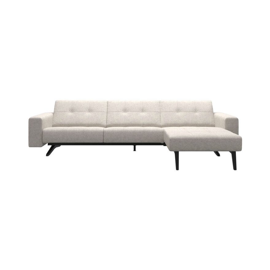 Stressless ELLA 3,5 seter med sjeselong i Beige/natur