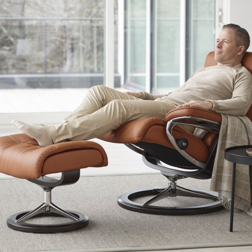 Stressless ERIK Fotskammel i Gul