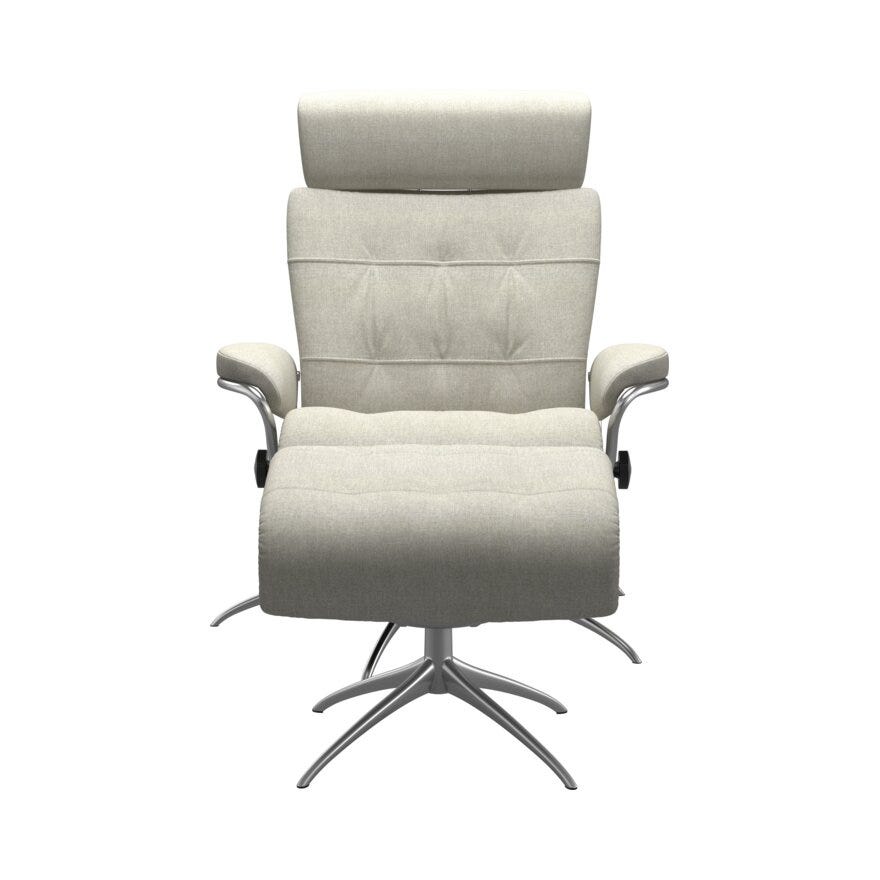 Stressless ERIK Hvilestol med fotskammel i Beige/natur