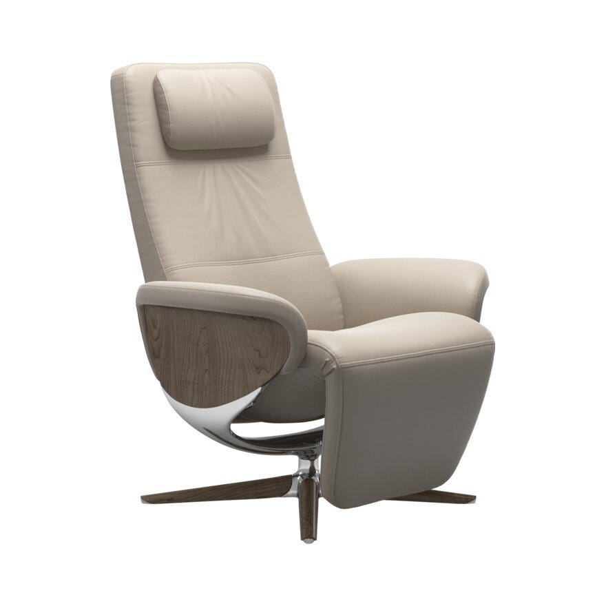 Stressless HELSINKI Hvilestol med fothviler i Beige/natur