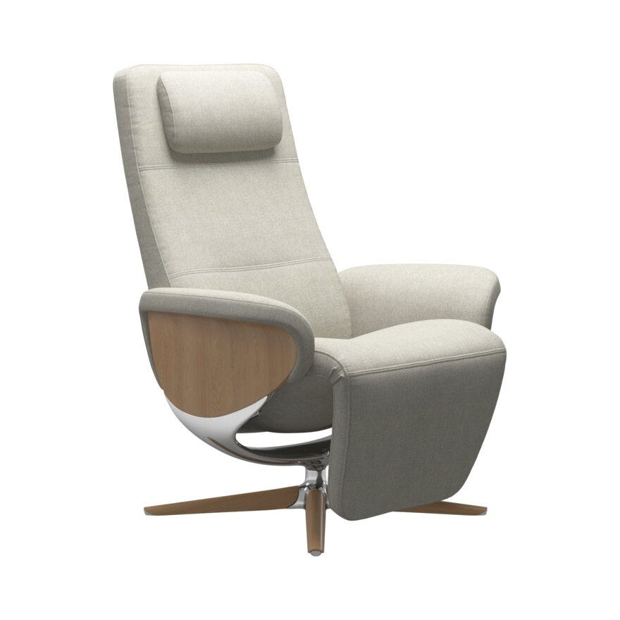 Stressless HELSINKI Hvilestol med fothviler i Beige/natur