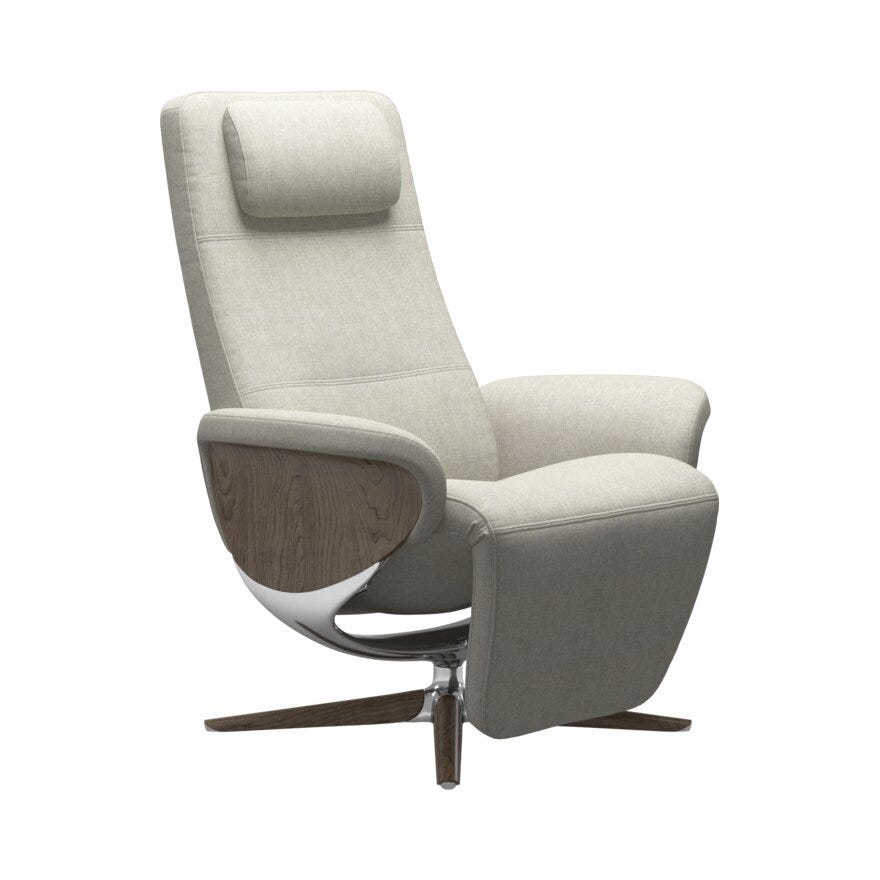 Stressless HELSINKI Hvilestol med fothviler i Beige/natur