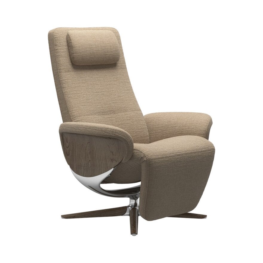 Stressless HELSINKI Hvilestol med fothviler i Beige/natur