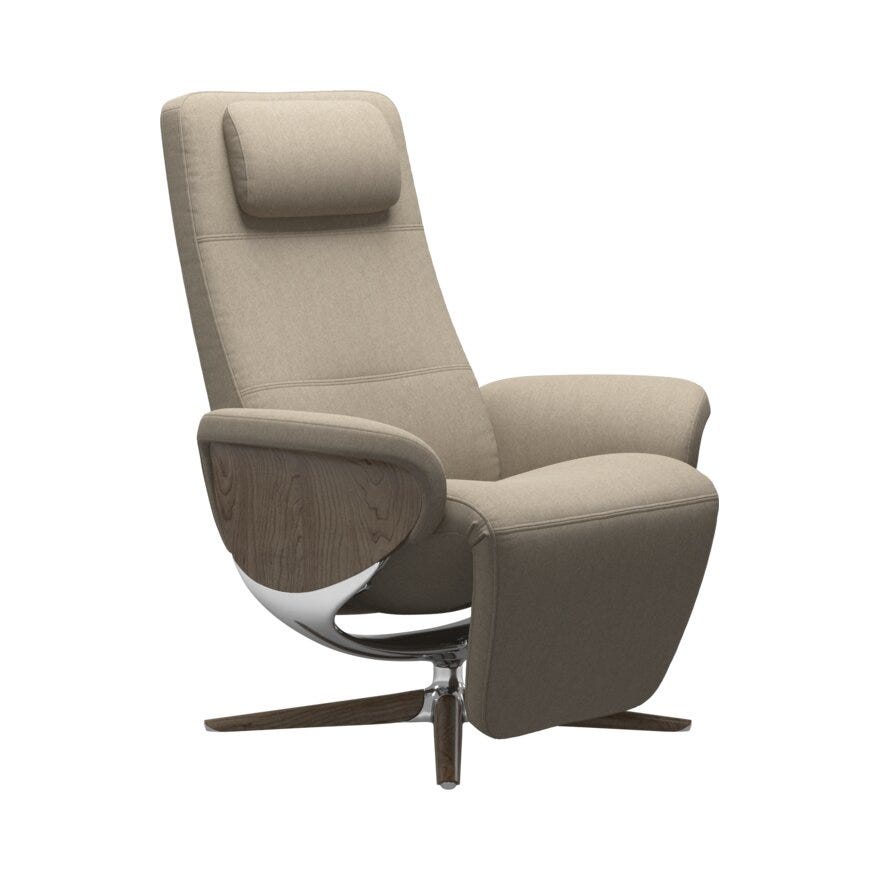 Stressless HELSINKI Hvilestol med fothviler i Beige/natur