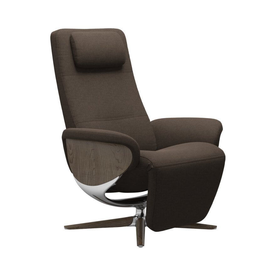 Stressless HELSINKI Hvilestol med fothviler i Brun