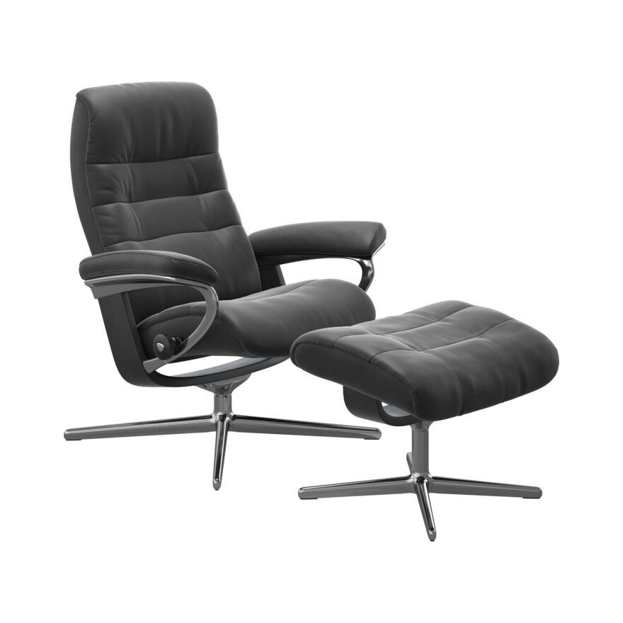 Stressless OPAL Hvilestol med fotskammel i Svart