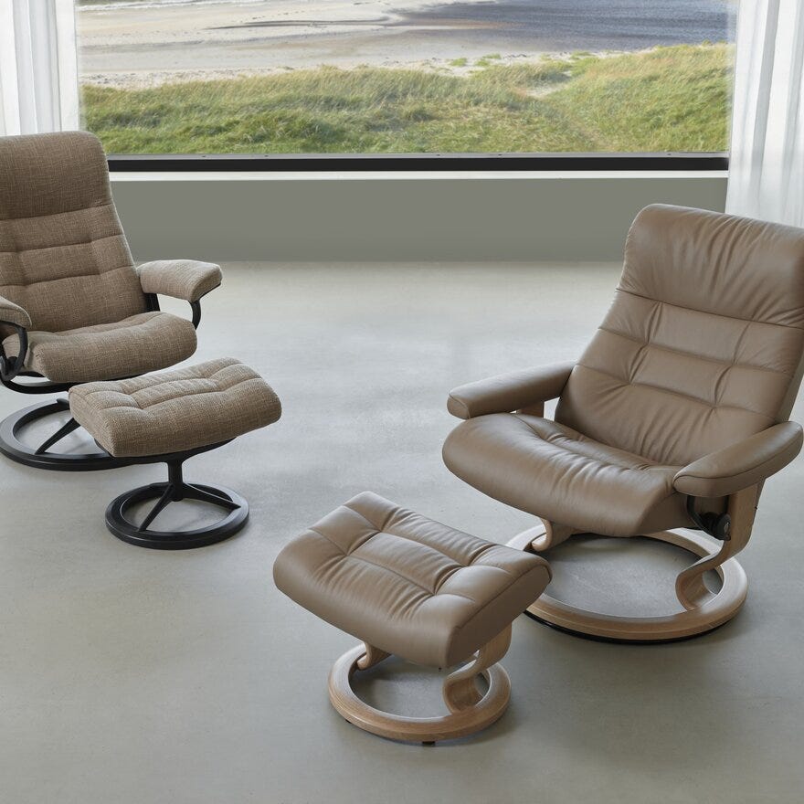 Stressless OPAL Hvilestol med funksjon i Beige/natur
