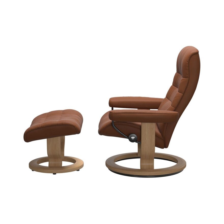 Stressless OPAL Hvilestol med fotskammel i Brun