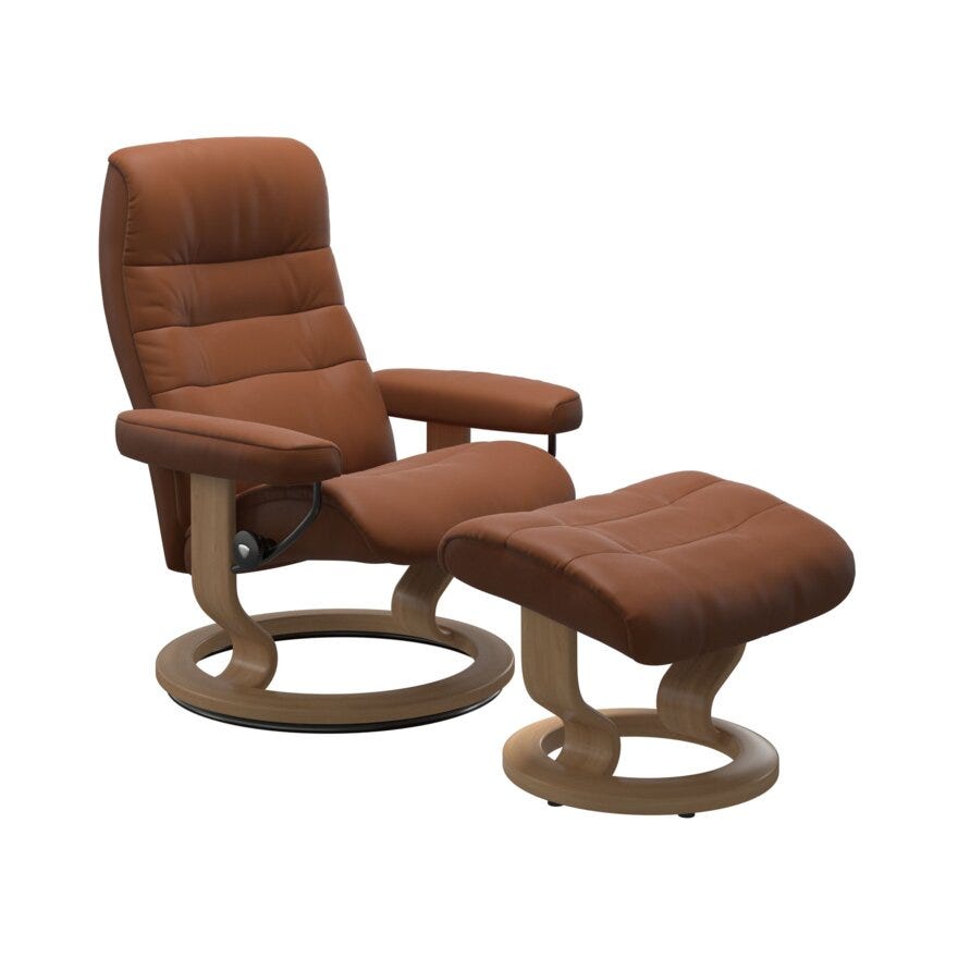 Stressless OPAL Hvilestol med fotskammel i Brun