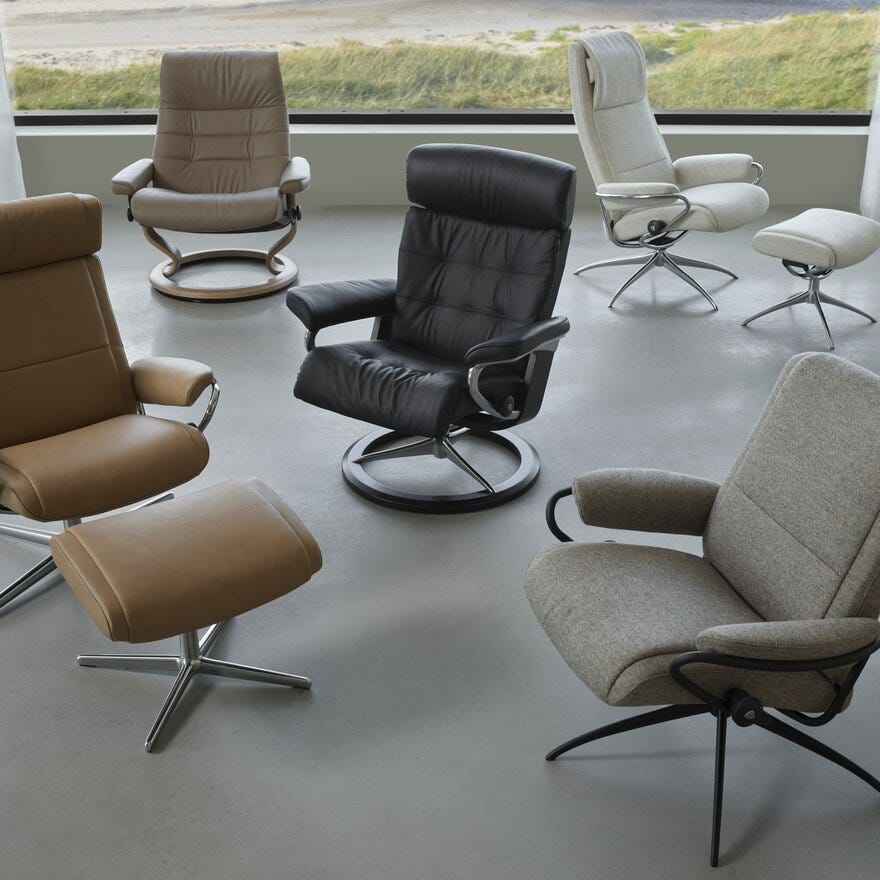 Stressless PARIS Hvilestol i Beige/natur