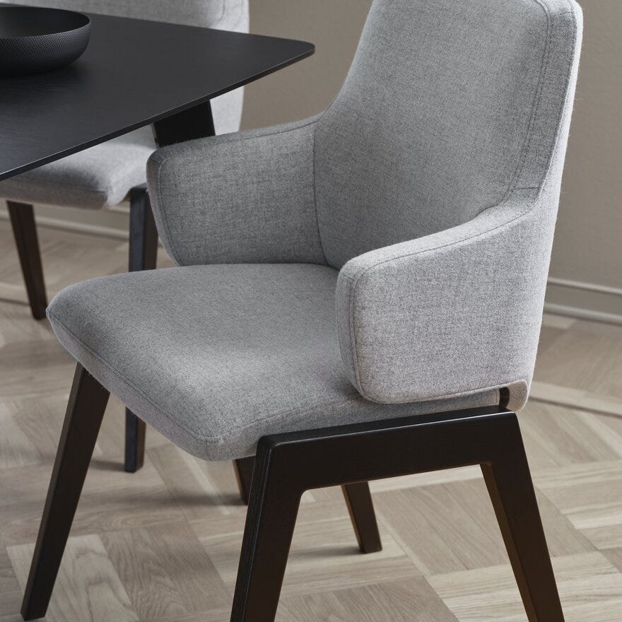 Stressless VANILLA (L) Spisestol i Grå