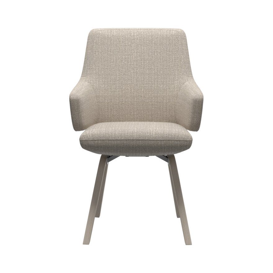 Stressless VANILLA (L) Spisestol med armlene i Hvit