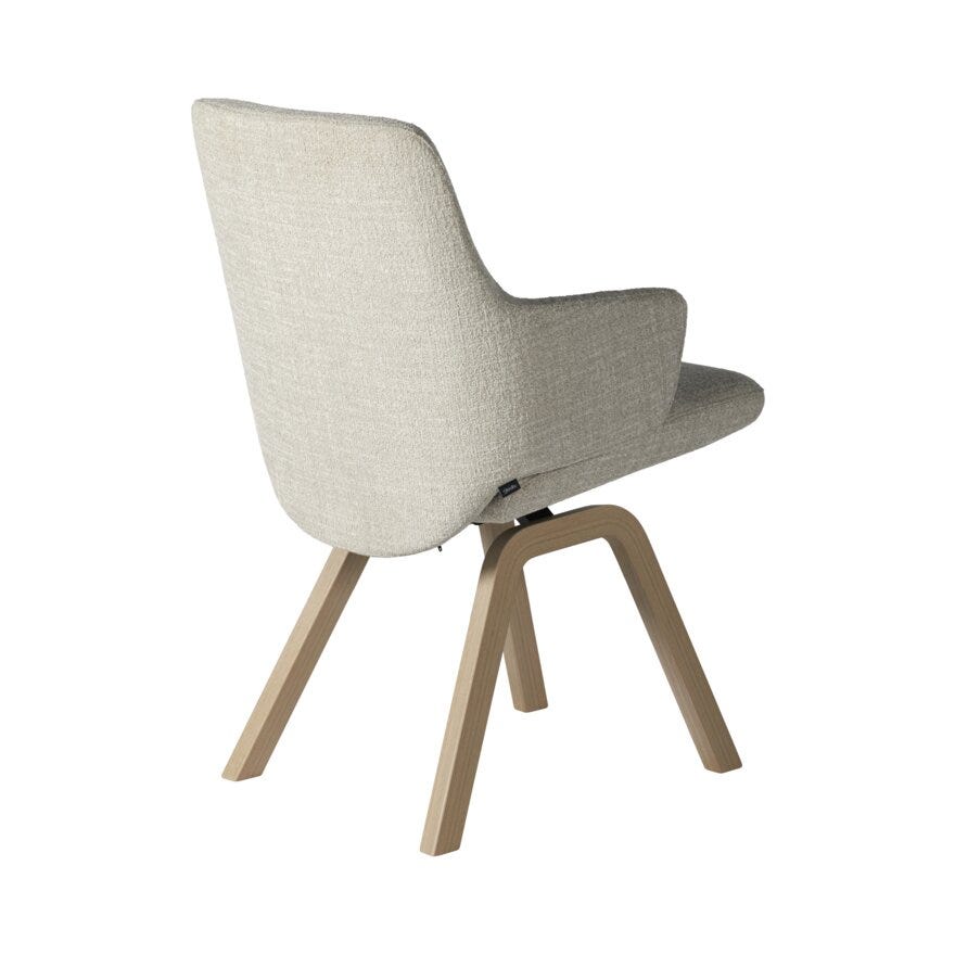 Stressless VANILLA (L) Spisestol med armlene i Hvit