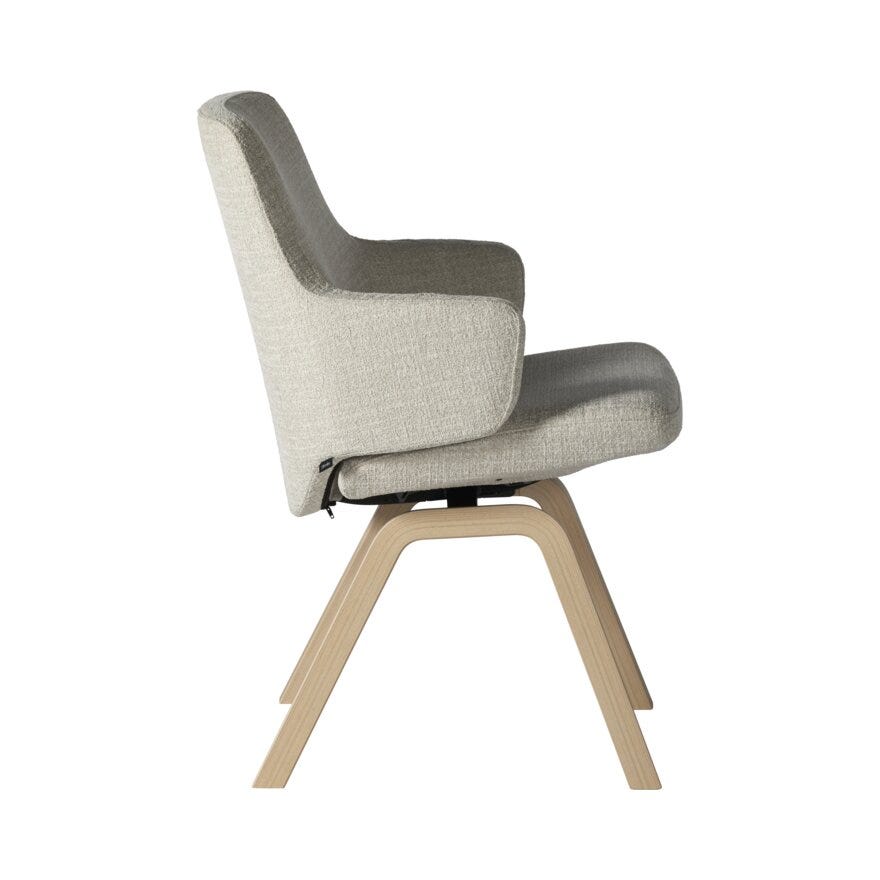 Stressless VANILLA (L) Spisestol med armlene i Hvit
