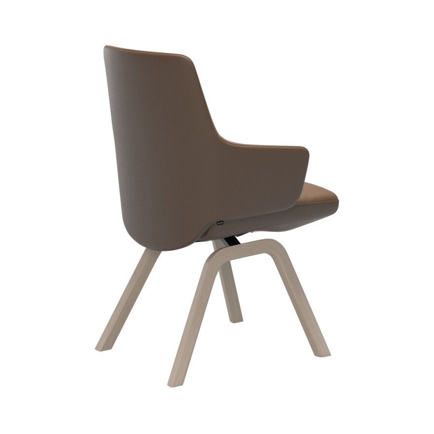 Stressless VANILLA (L) Spisestol med armlene i Brun