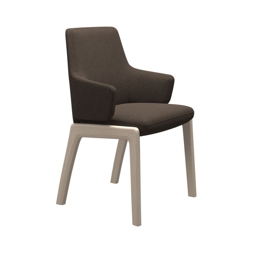 Stressless VANILLA (L) Spisestol med armlene i Beige/natur